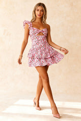 Floral Elegant Mini Dress