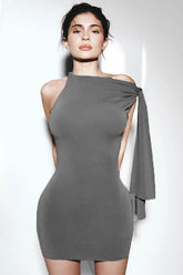 Twist Detail Fringe Bodycon Birthday Dress