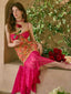 Lace Patchwork Bodycon Floral Dress MULTI / S