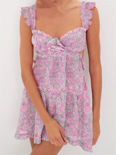 Exquisite 3D Flowers Patchwork Mini Dresses