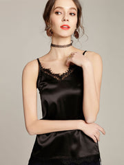 DressBetty - Silk Lace Basic Tank Top