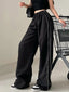 Streetwear Baggy Basic Black Jogging Sweatpants