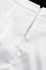 High Waist Fishtail Slit Flowy Slim Fit Skirt