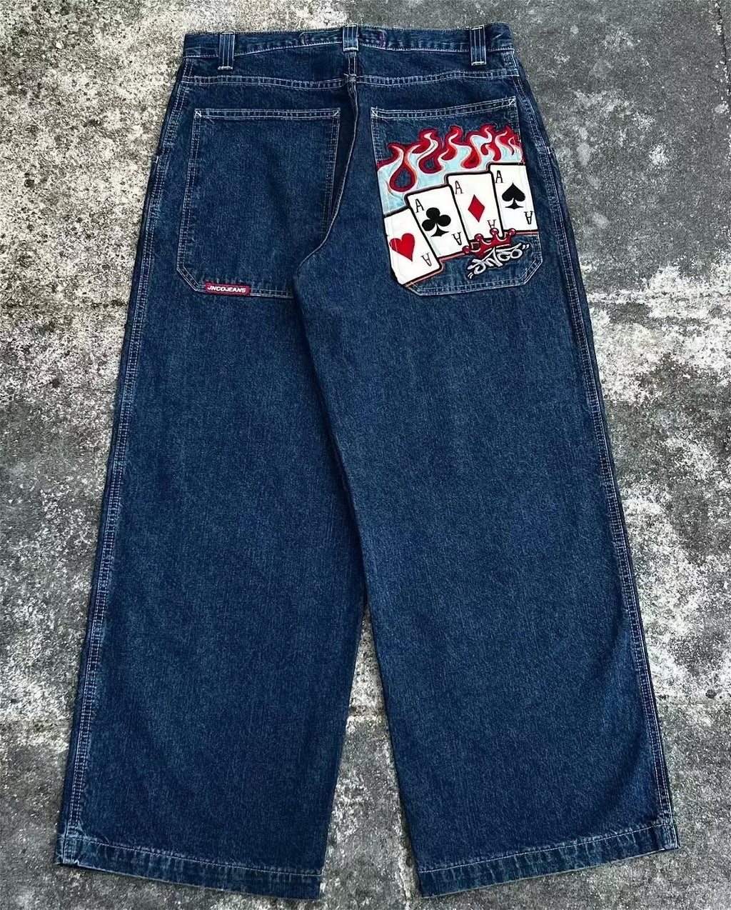 Graphic Print Baggy Y2K Streetwear Jeans