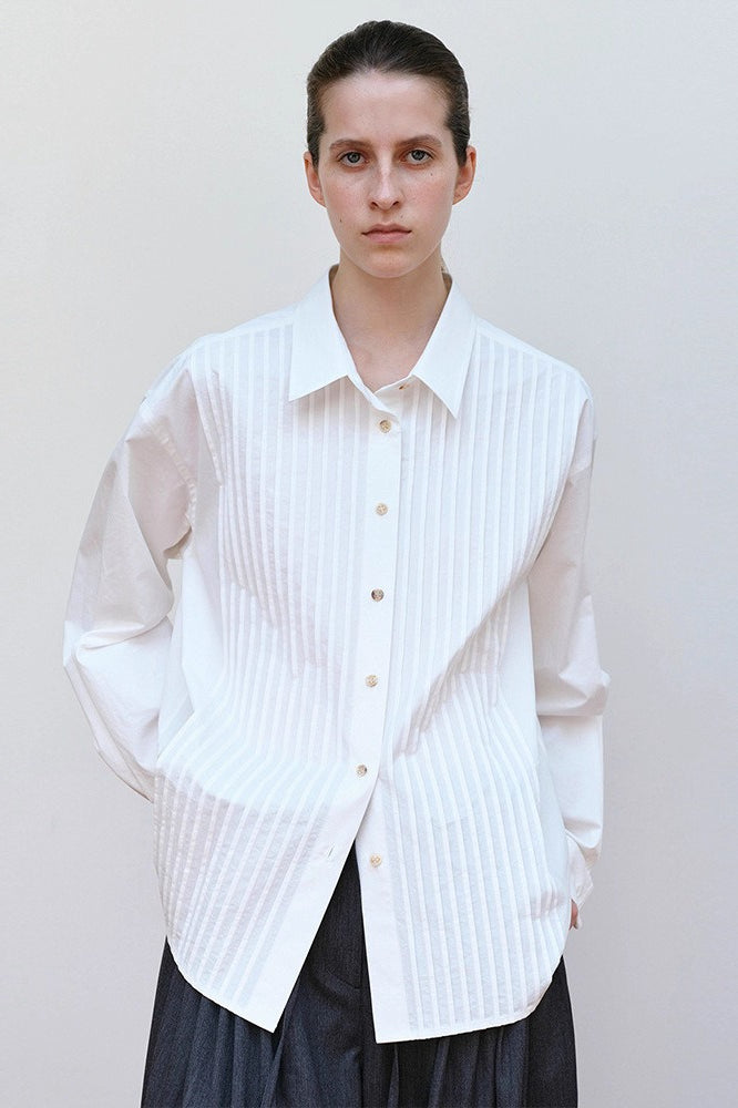 Minimalist Designer Inspired Long Sleeve Elegant Blouse Main image