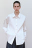 Minimalist Designer Inspired Long Sleeve Elegant Blouse
