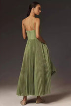 Low-Back Slip Party Dress