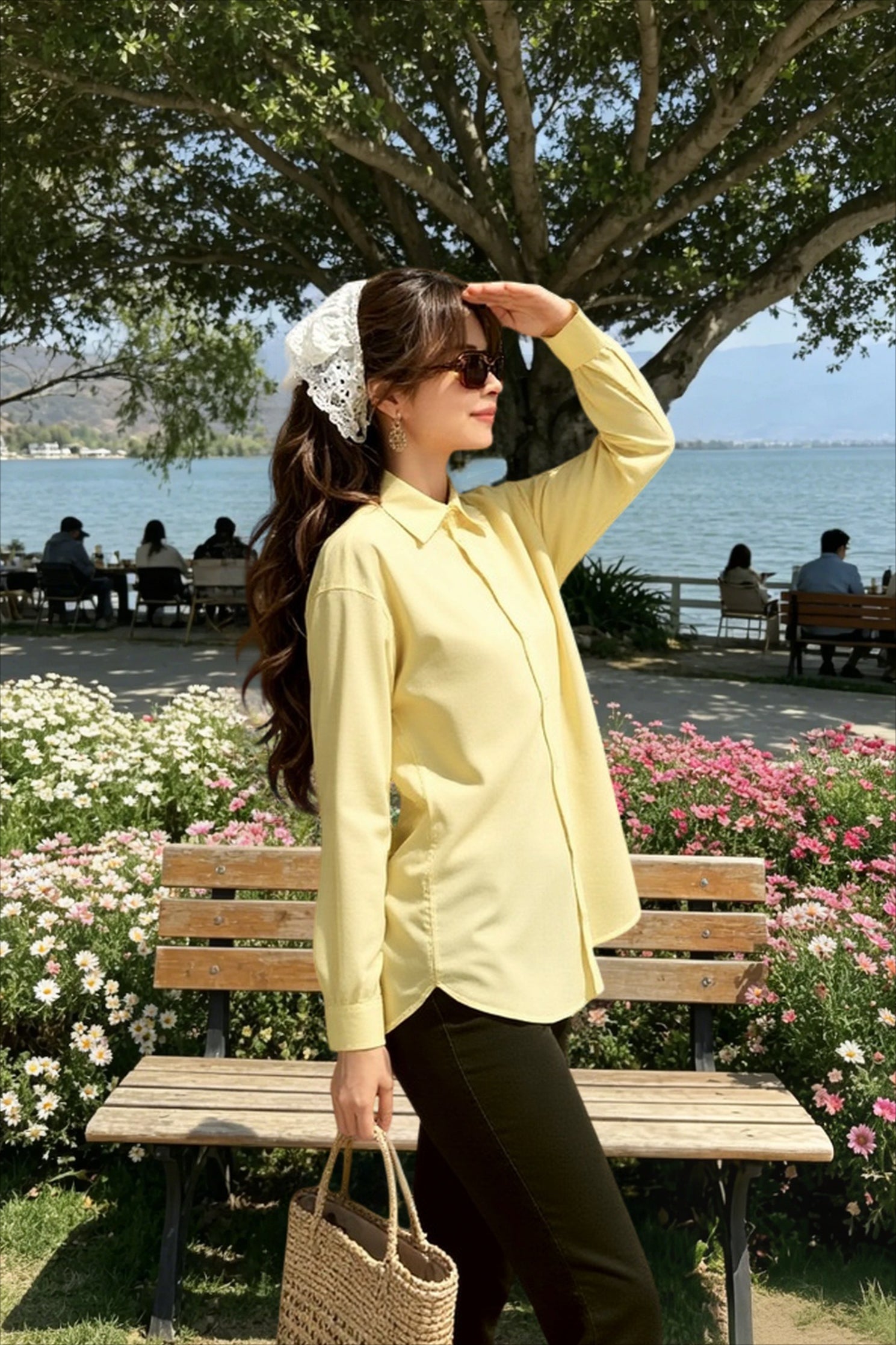 Cotton Loose Fit Office Blouse Main image
