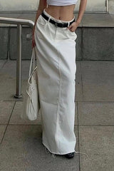 Office Ready Side Slit Bodycon Skirt