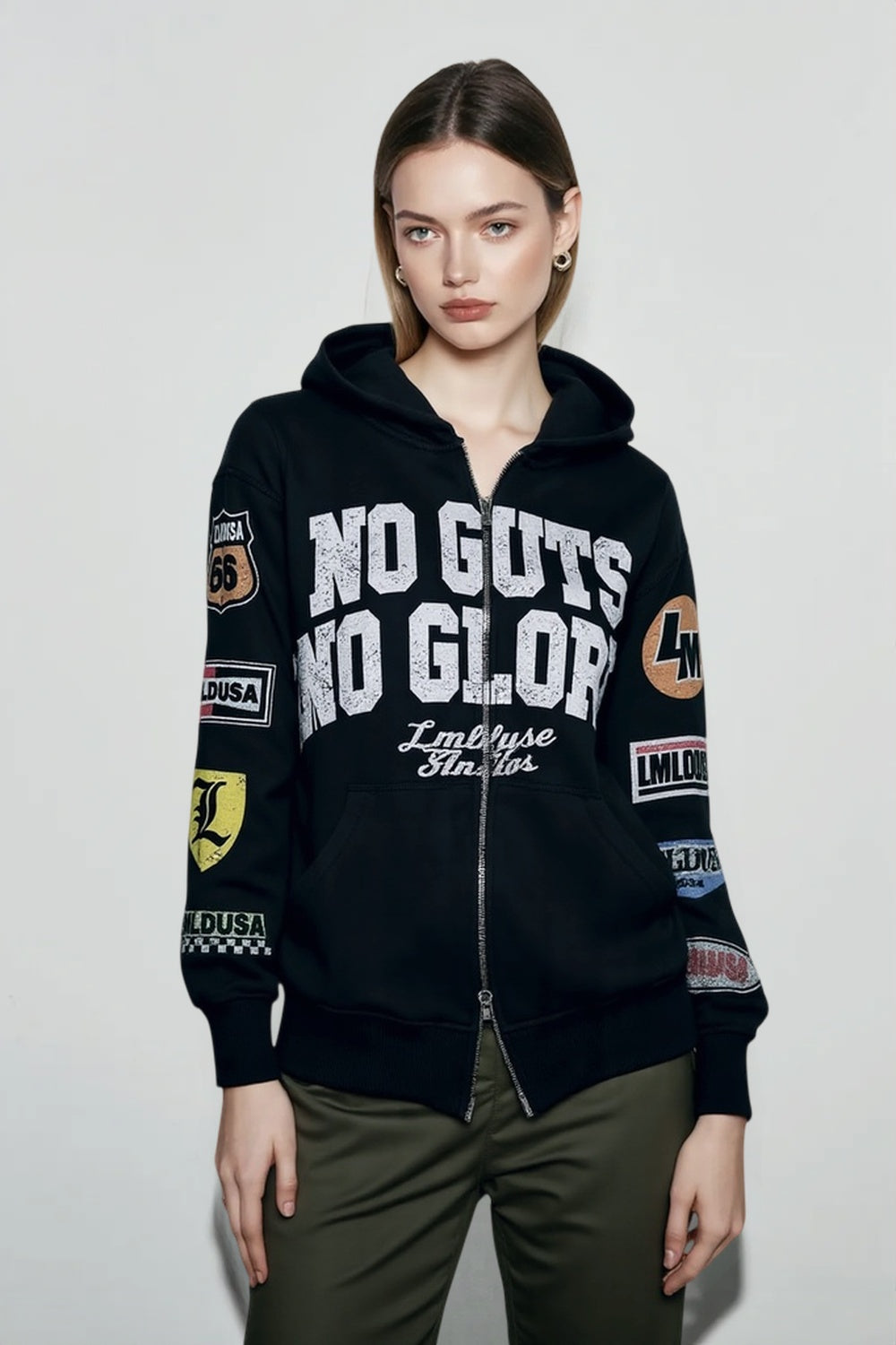Vintage Gothic Streetwear Hoodie Main image