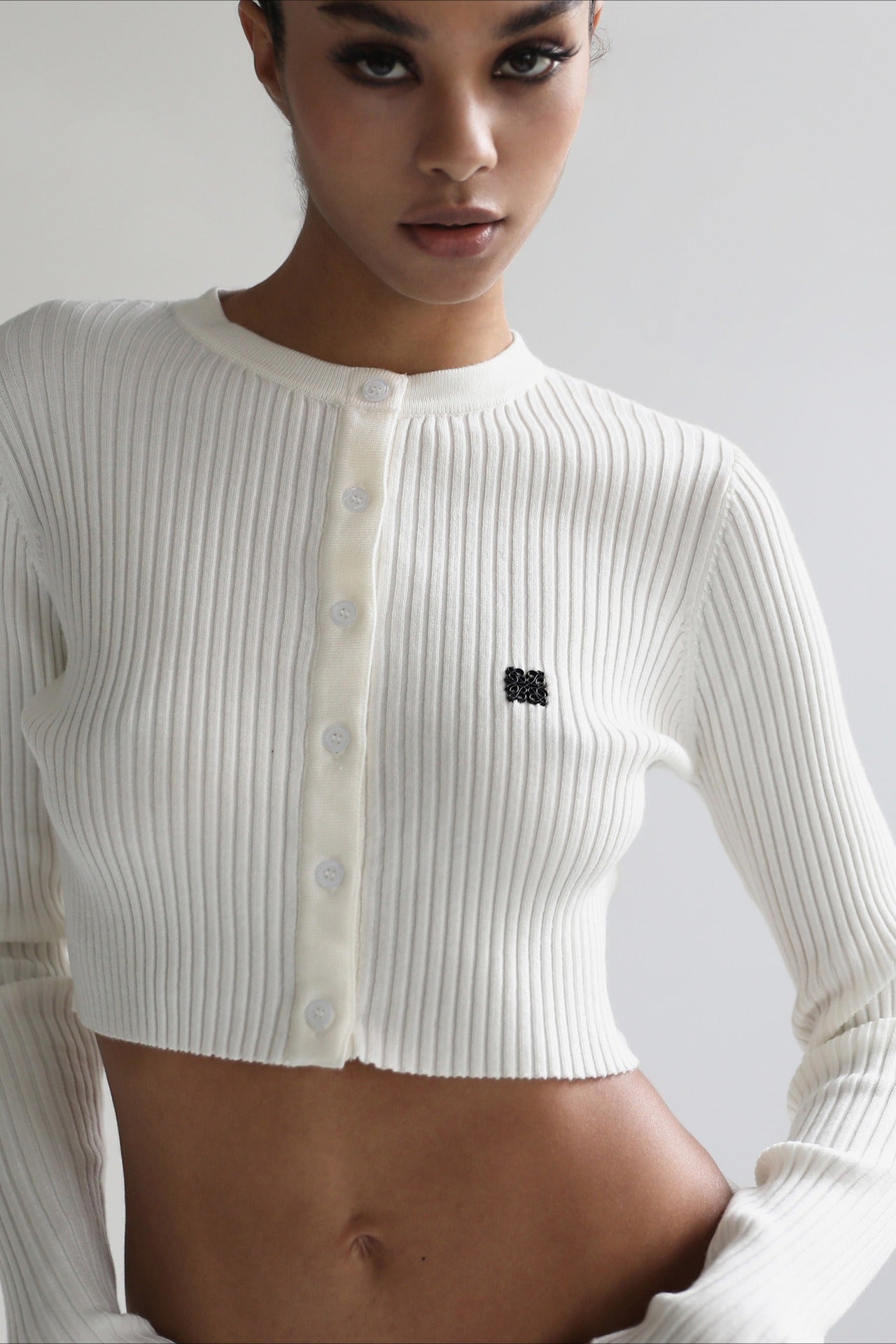 Vintage Embroidered Crop Cardigan Secondary image