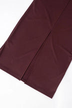 Hudson Maxi Dress With Stole And Gloves - Maroon