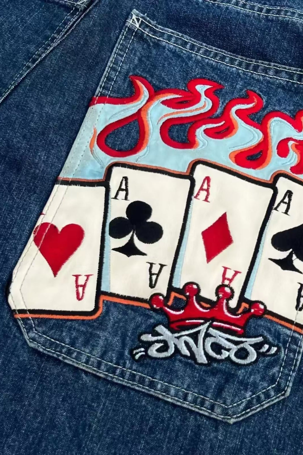 Graphic Print Baggy Y2K Streetwear Jeans