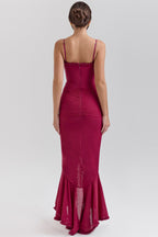Spaghetti Strap Long Party Dress