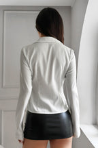 Y2K Striped Slim Fit Long Sleeve Top