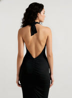 Halter Sleeveless Backless  Bodycon Dress