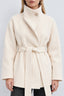 Structured Double Faced Wool Midi Coat