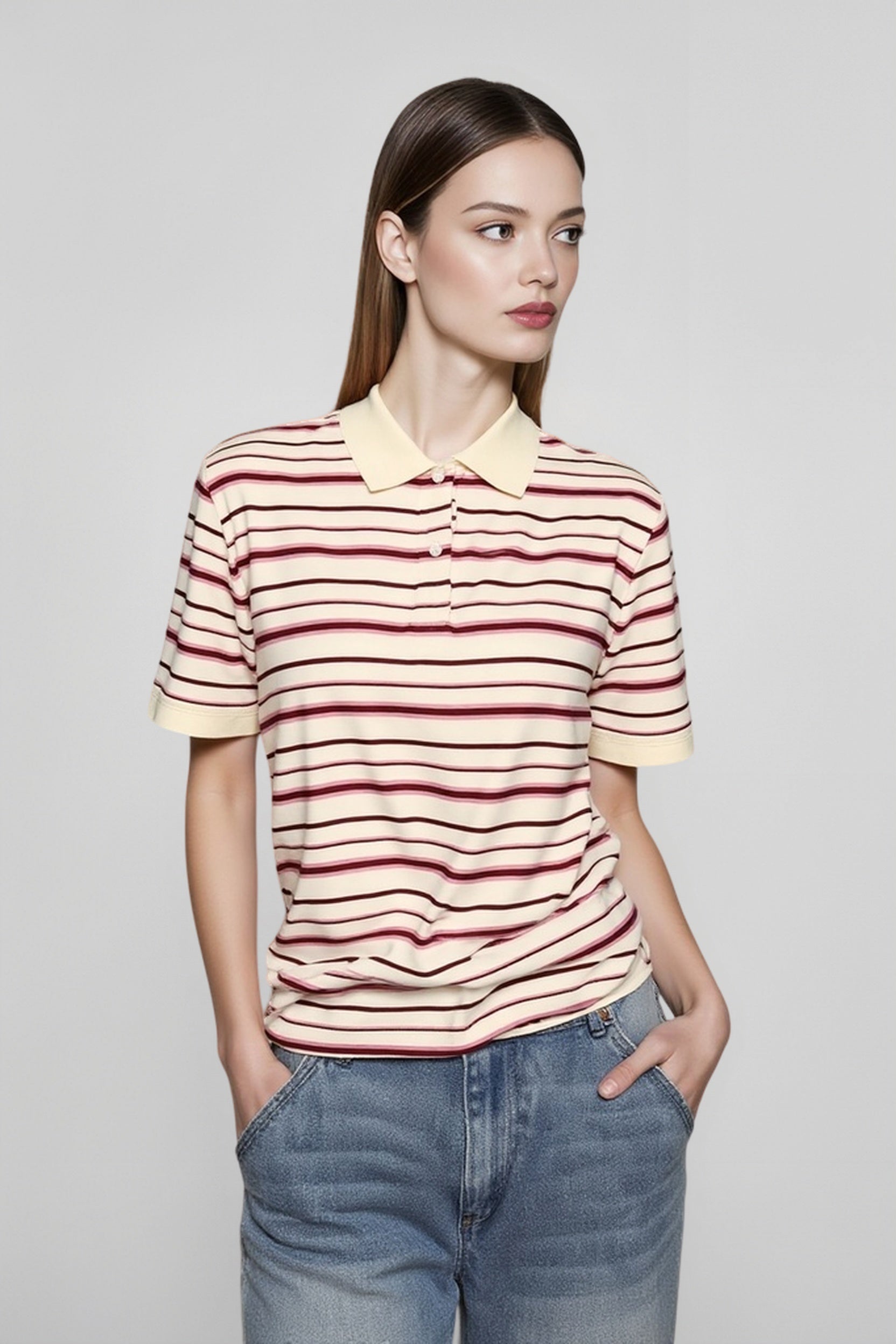 Vintage Stripe Relaxed T-shirts Secondary image