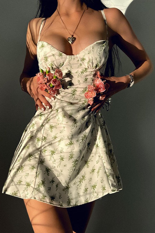 Ditsy Floral Mini Slip Dress Main image