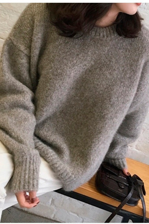Loose Fit Vintage Style Sweater Secondary image