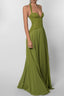 Low Cut Halter Bodycon Vacation Dress