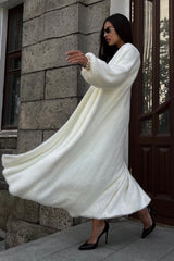 Oversized Faux Fur Duster Cardigan