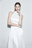 French Waist Tie Maxi Prom Dress