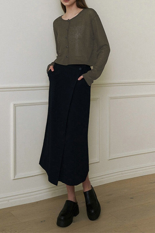 Essential Open Front Knit Top Secondary image