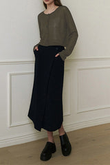 Essential Open Front Knit Top