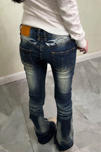Vintage Fade Low Rise Bootcut Jeans