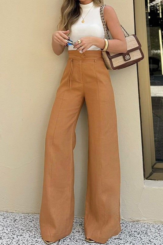 High Waist Elegant Tailored Commuter Pants Secondary image