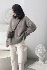 Loose Fit Vintage Style Sweater
