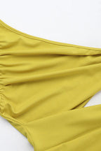Elegant  Asymmetrical Shoulder Party Dress