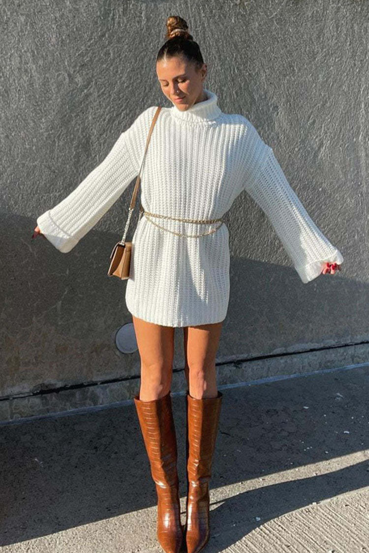Casual Knit Turtleneck Sweater Main image