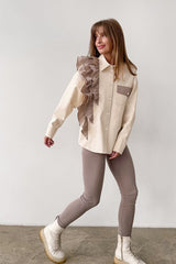 Asymmetrical Color Block Blouse