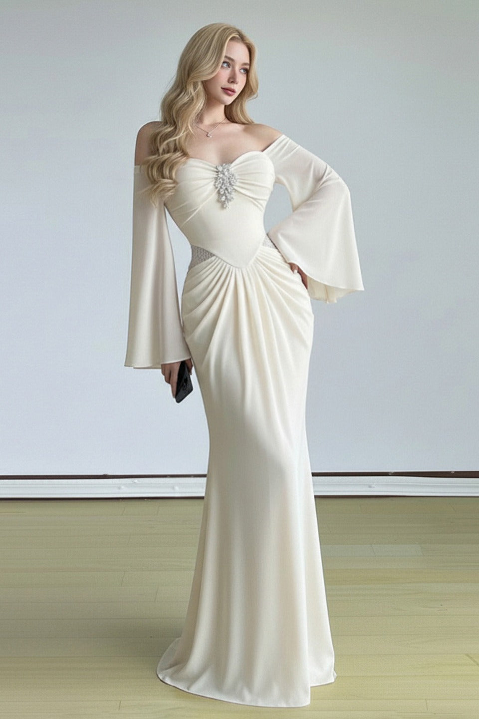 Strapless Column Gown Prom Dress Main image