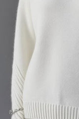 High Neck Loose Knit Sweater