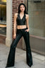 Baddie Faux Leather Crop Top