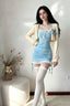 Coquette Bodycon Mini Dress