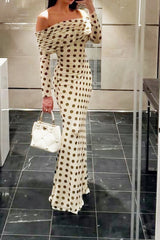 Polka Dot Backless Bodycon Birthday Dress