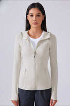 Drawstring Fitted Performance Hoodie