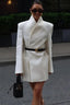 Long Sleeve Stand Collar Blazer