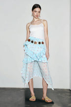 Sheer Mesh Lightweight Vacation Skirt