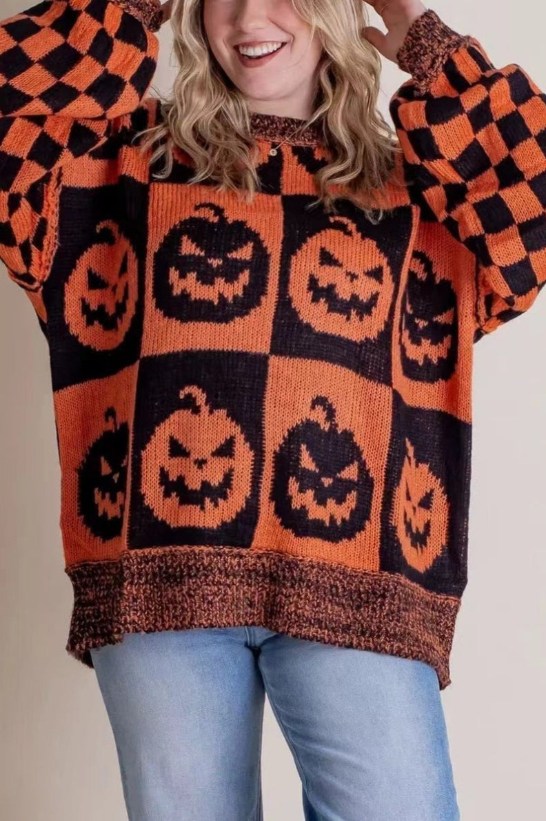 Halloween Loose Knit Sweater Main image