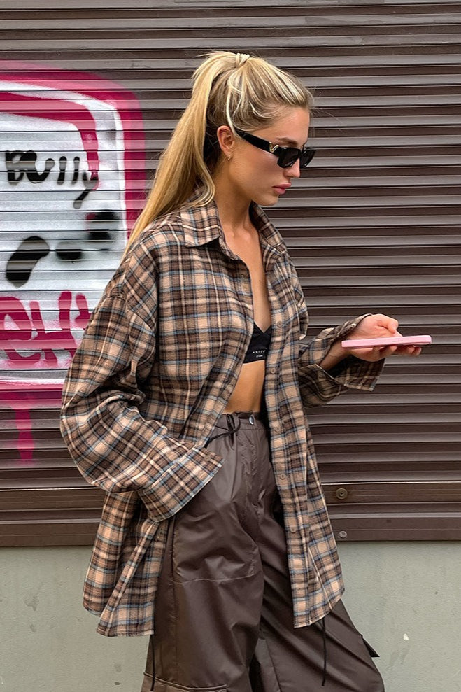 American Vintage Plaid Blouse Main image