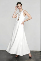 Pure Linen Tank Maxi Vacation Dress
