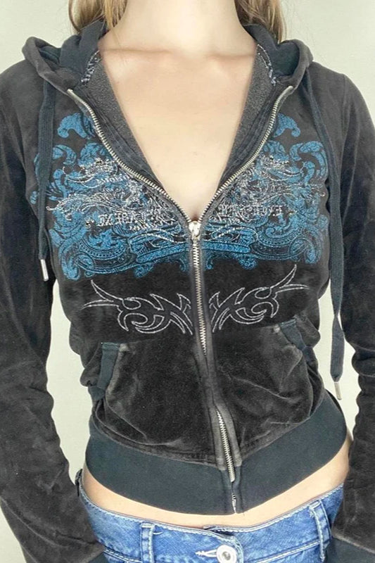 2000s Grunge Aesthetic Hoodie Main image