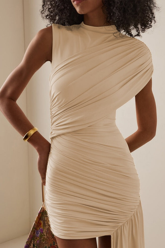 Fitted Ruffle Detail Work Dress Secondary image