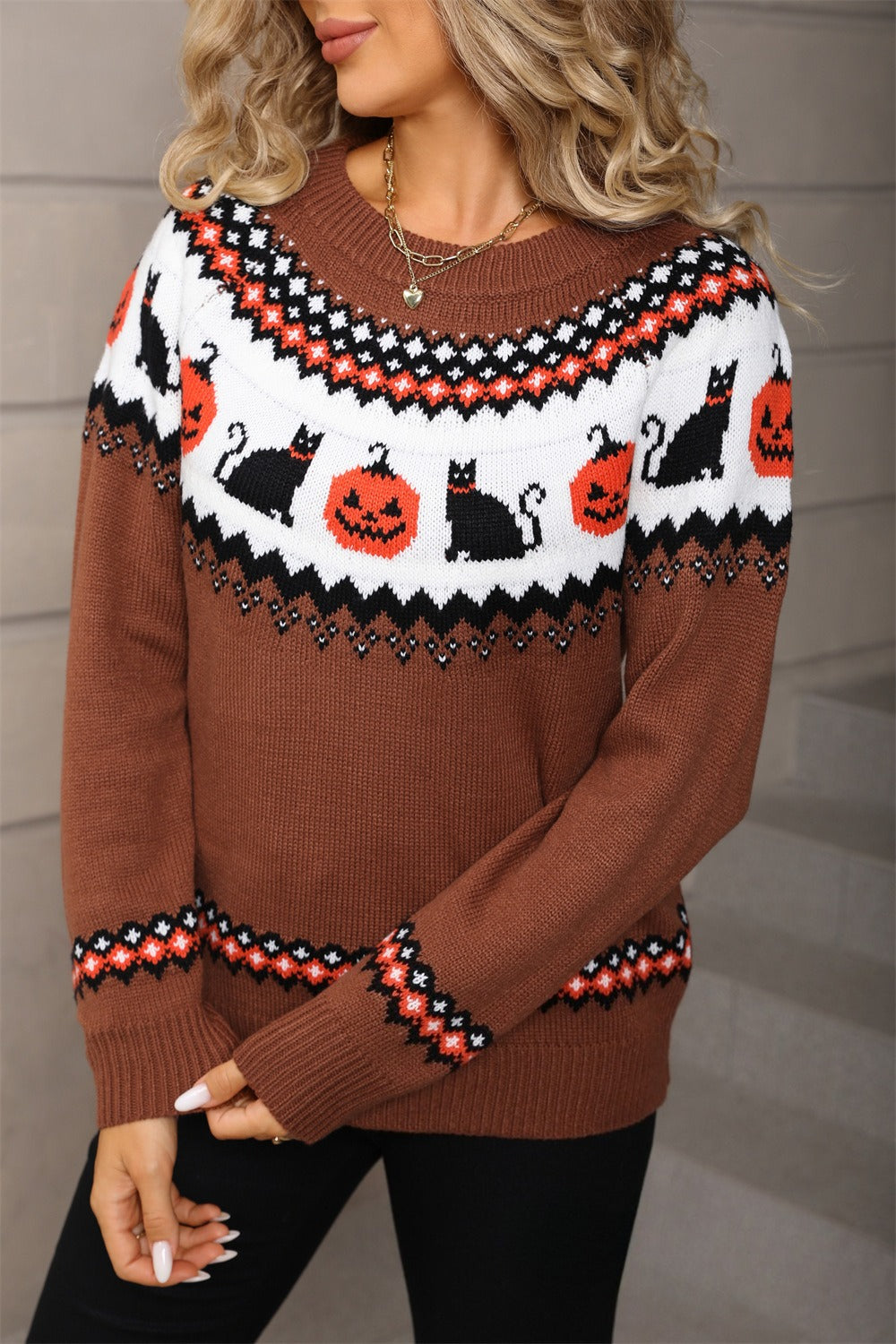 Halloween Knit Sweater Secondary image