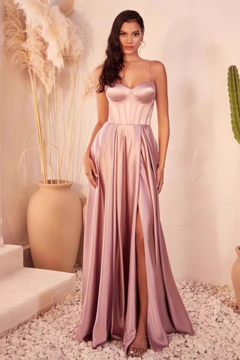 Elegant Strapless Maxi Formal Dress Main image